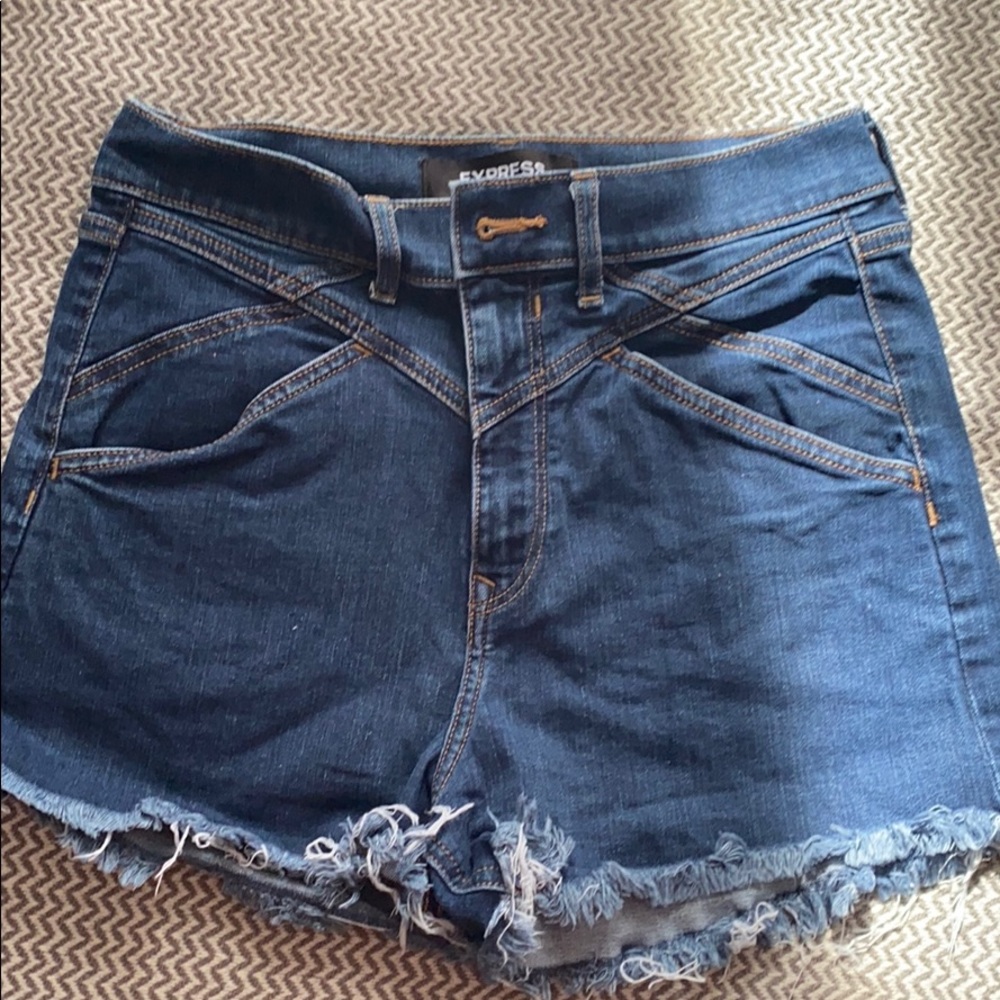 Express high waisted shorts